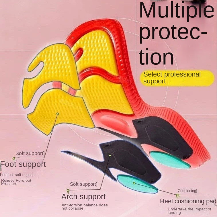 Arch Support Insoles, U-Shaped Heel Cups To Prevent Pronation And Supination, Flat Foot Insoles That Prevent Heel Chafing