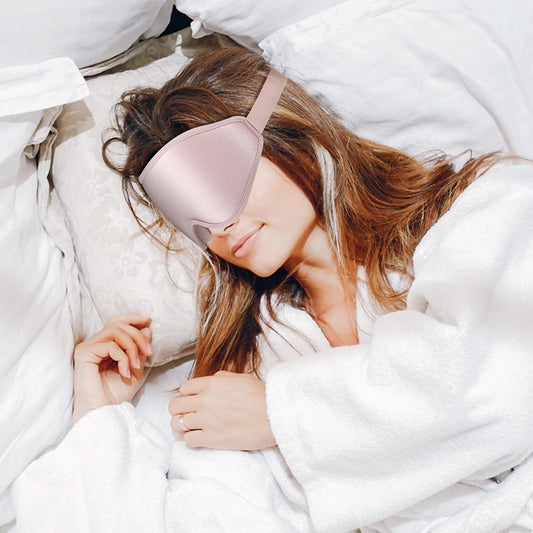 3D Sleep Blackout Eye Mask, Stereo Cut, Does Not Press On The Eyeballs, Fully Blackout, Adjustable And Breathable Sleep Mask