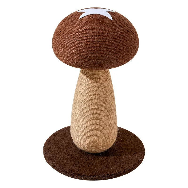 Mushroom Cat Climbing Frame Grinding Claw Big Cat Scratching Column Sisal Ball Vertical Cat Scratching Board Cat Tree Cat Toy