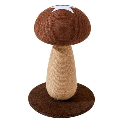 Mushroom Cat Climbing Frame Grinding Claw Big Cat Scratching Column Sisal Ball Vertical Cat Scratching Board Cat Tree Cat Toy